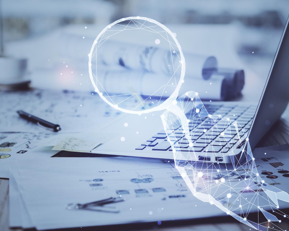 Судалгааны компани онлайн өгөгдөл, дижитал зах зээлийн мэдээлэл дээр дүн шинжилгээ хийж буй ойлголтын зураг